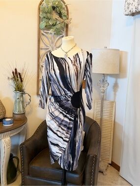 Tango Mango brush stroke dress size small nwt